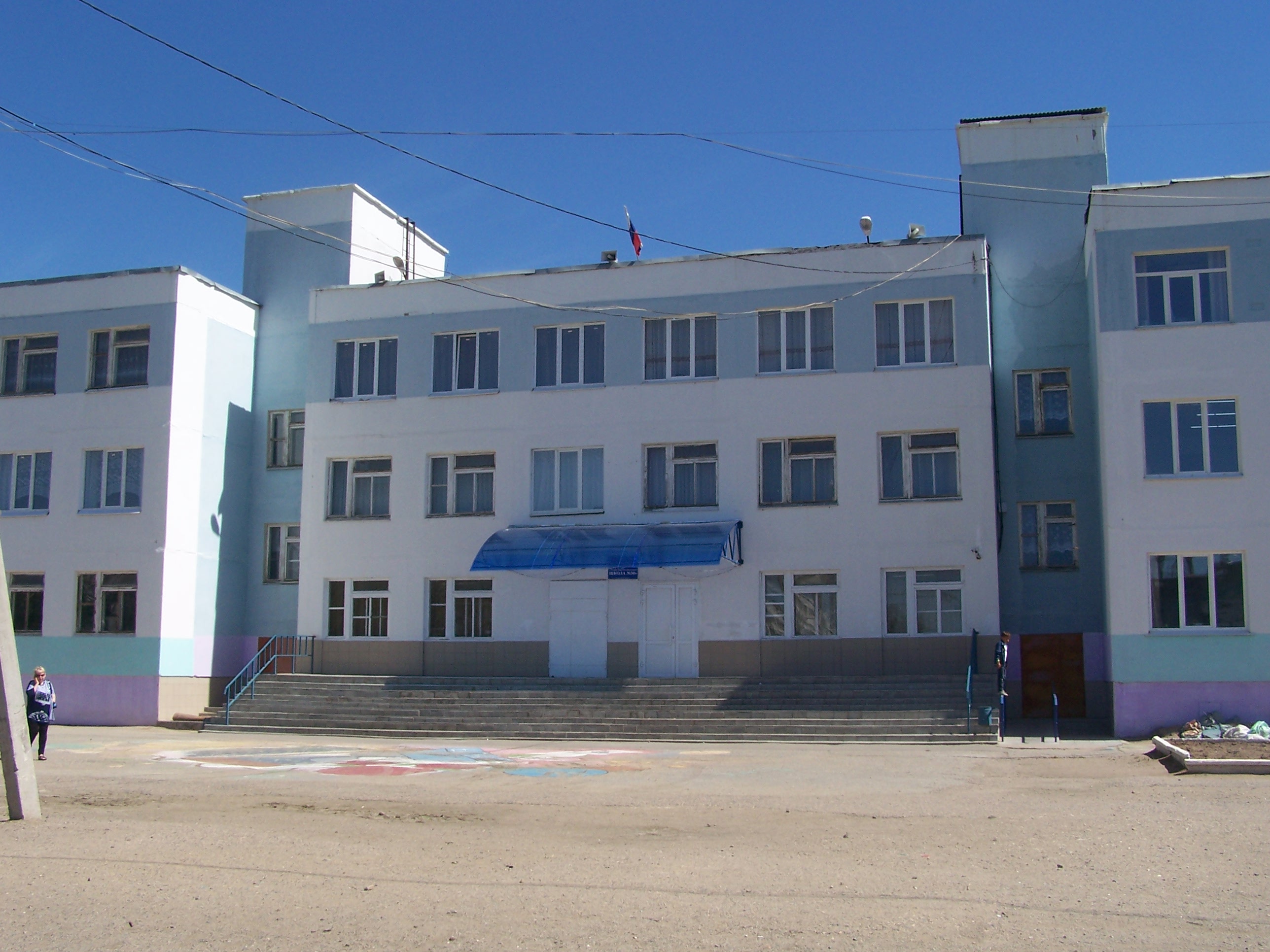 Основное здание школы.